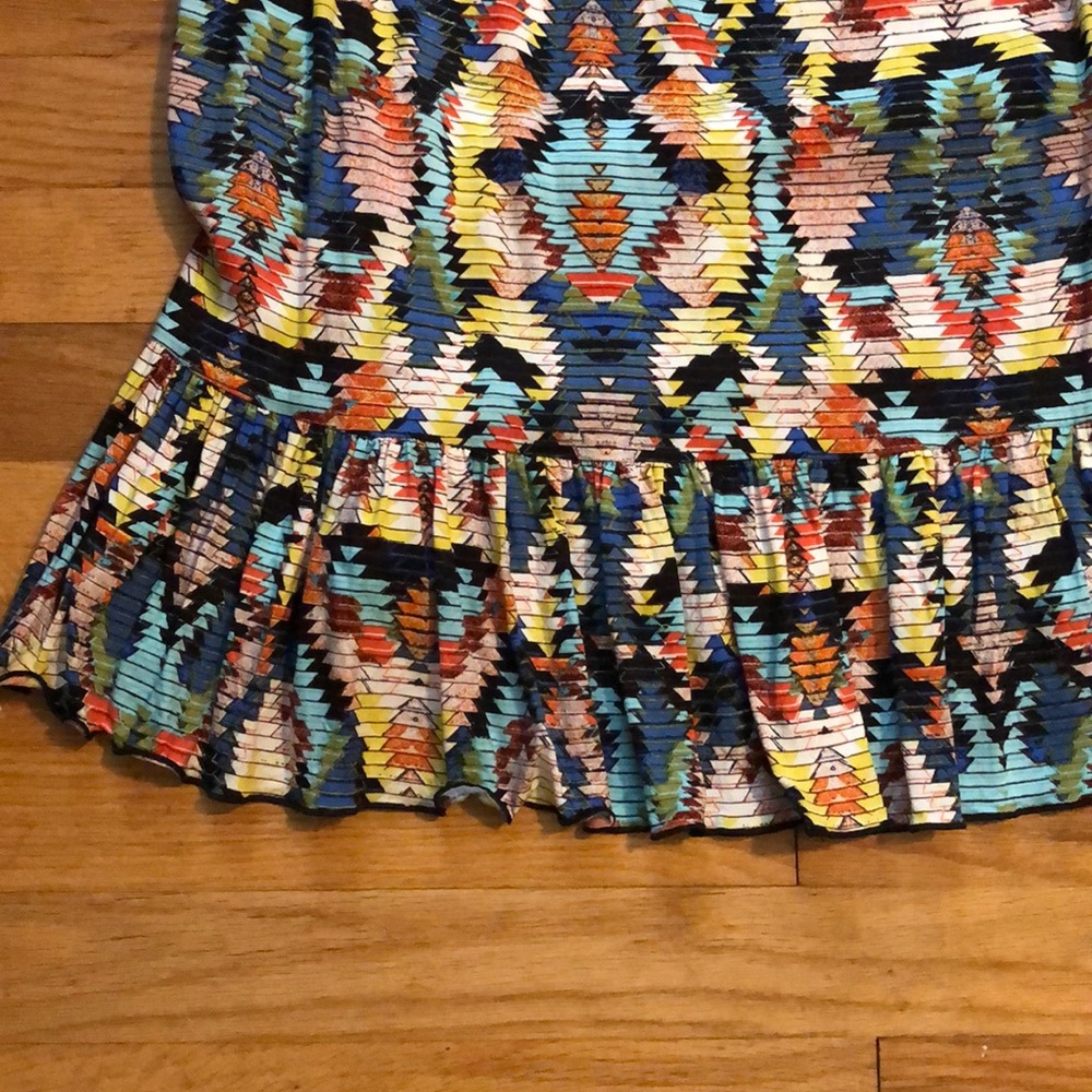 Like New! Adorable Multi-Color Sleeveless Dress - Picture 4 of 5